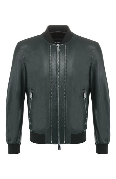 Кожаный бомбер EMPORIO ARMANI, арт. 21B50P/21P5D, фото 1