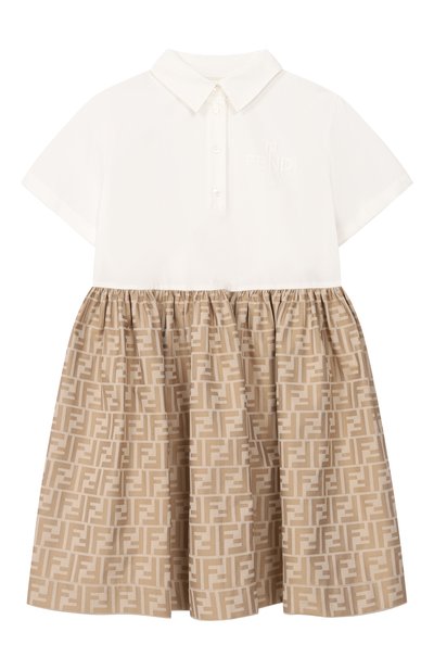 Хлопковое платье FENDI, арт. JFB664/AL06/8A-12+