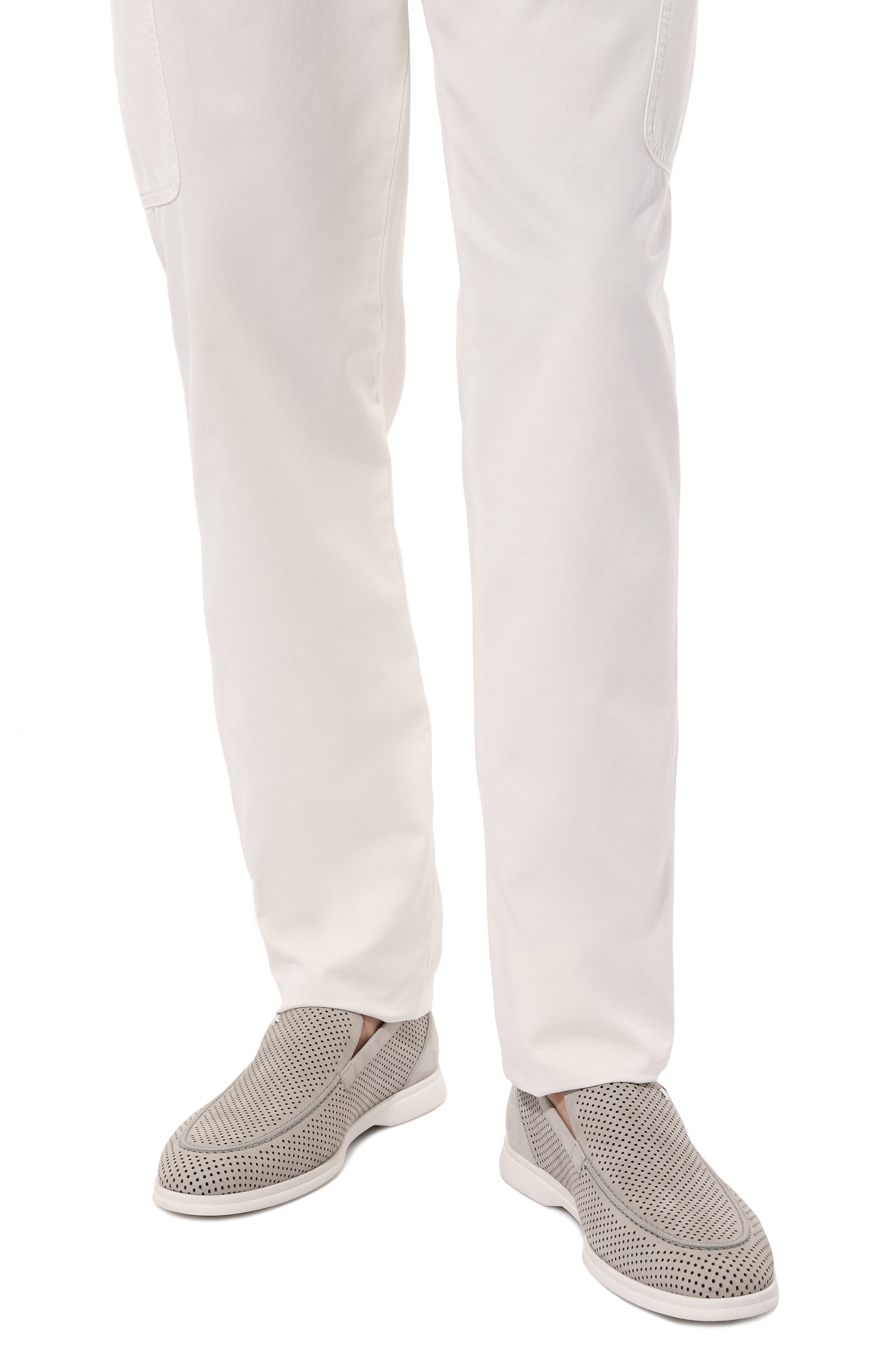 Замшевые лоферы ZILLI, арт. H0090AM1003VRUL01, фото 3