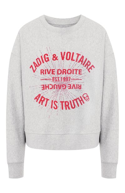 Женский хлопковый свитшот ZADIG AND VOLTAIRE, арт. WHTS7108F