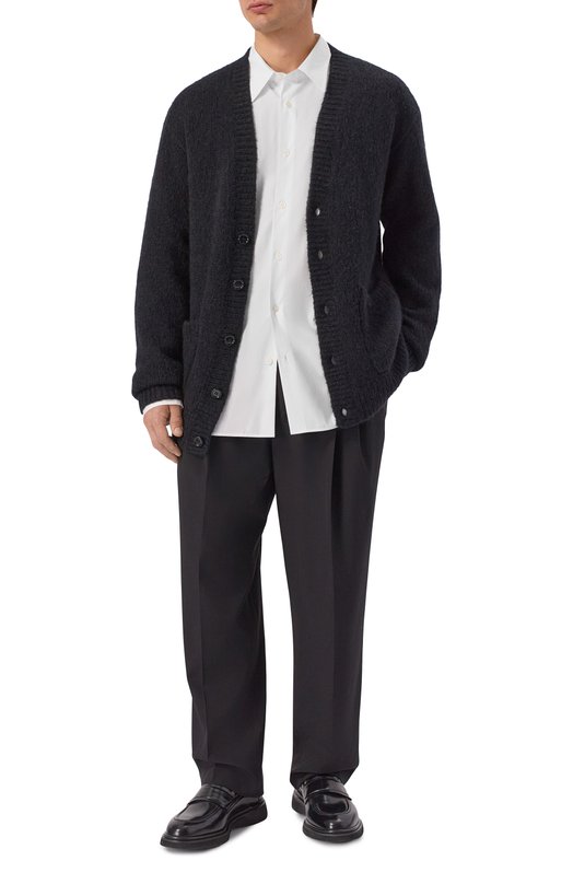 Хлопковая рубашка Dries Van Noten 020732-2020-001 Белый  020732-2020-001 Фото 2
