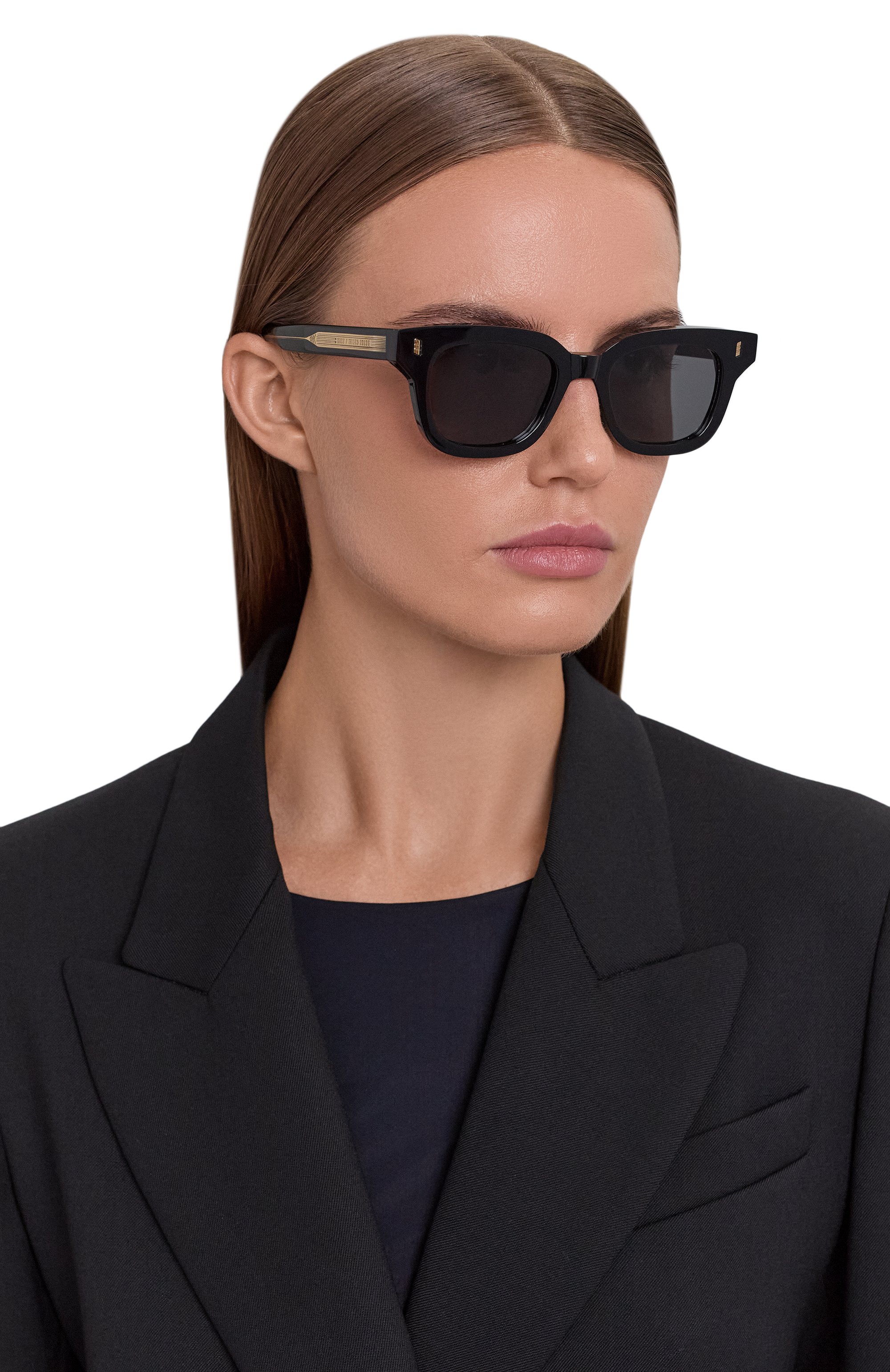 Солнцезащитные очки GAST черного цвета по цене 21150 руб., арт. TUTT0 BLACK G0LD 01, фото 3 Солнцезащитные очки GAST, арт. TUTT0 BLACK G0LD 01, фото 3