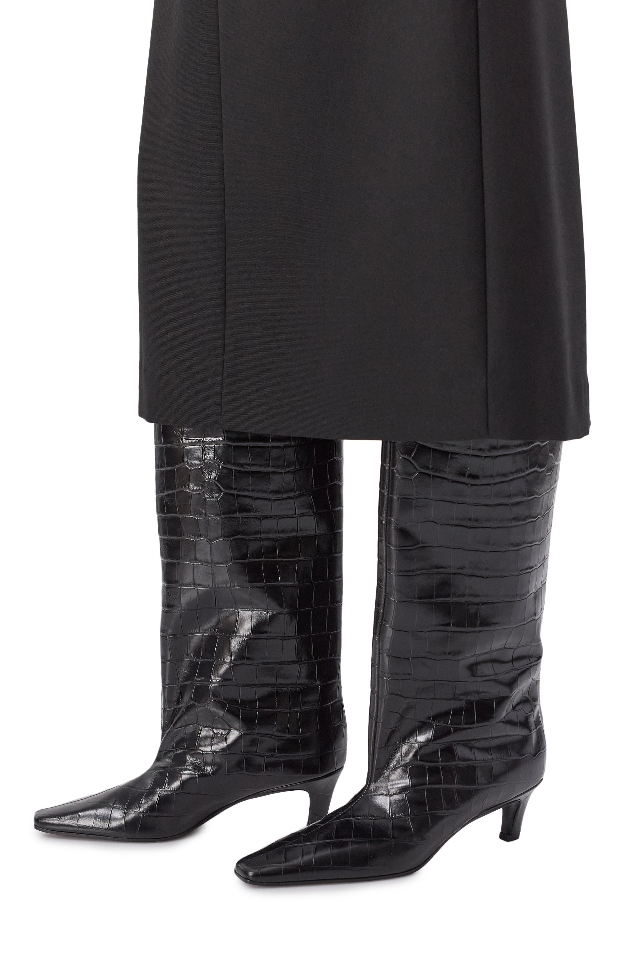 Кожаные сапоги TOTEME, арт. 243-WAS0169-LE0076, фото 2