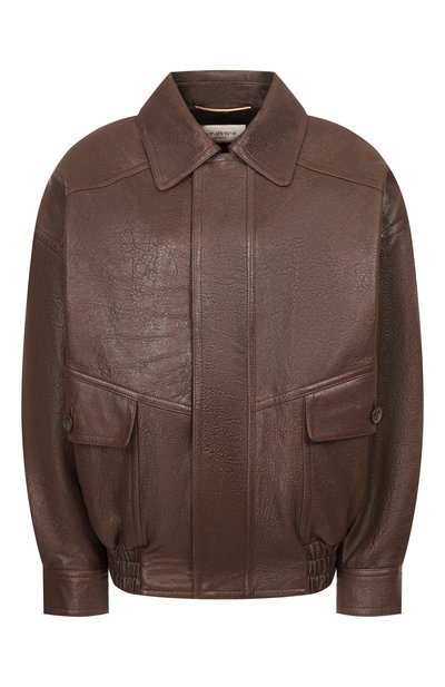 Женский кожаная куртка SAINT LAURENT, арт. 842948/YCNF2