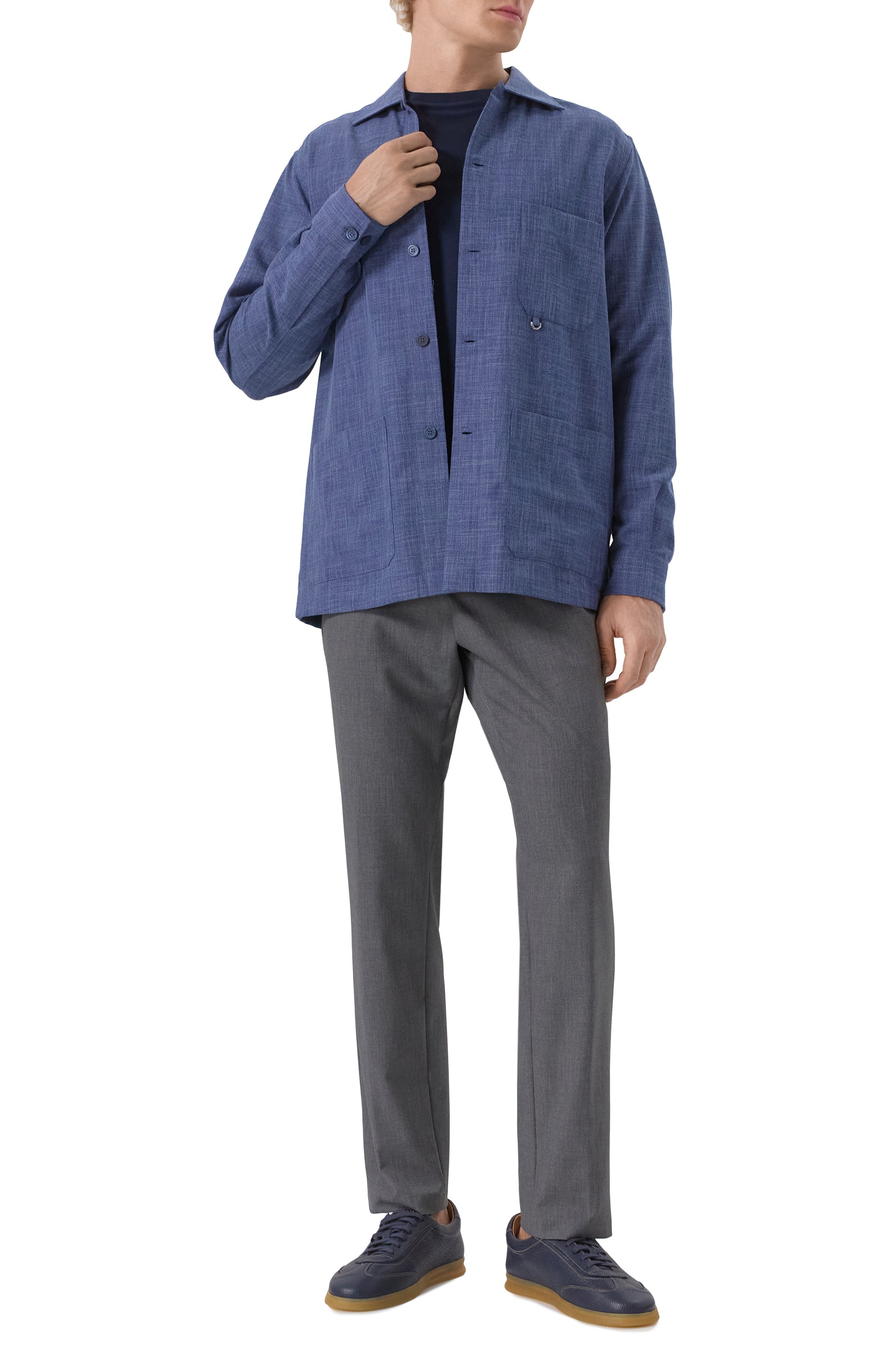 Рубашка из хлопка и шерсти STEFANO RICCI, арт. SP007776/CTW02S, фото 2