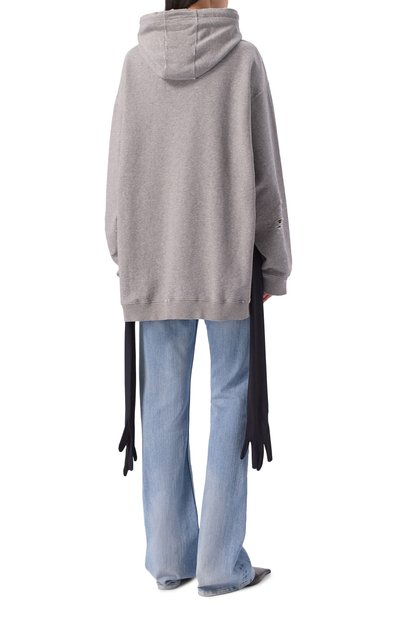 Хлопковое худи MM6, арт. S52DA0083/M25025, фото 4