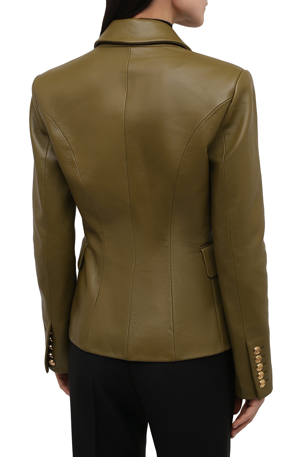 Кожаный жакет BALMAIN, арт. WF0SG000/L183, фото 4