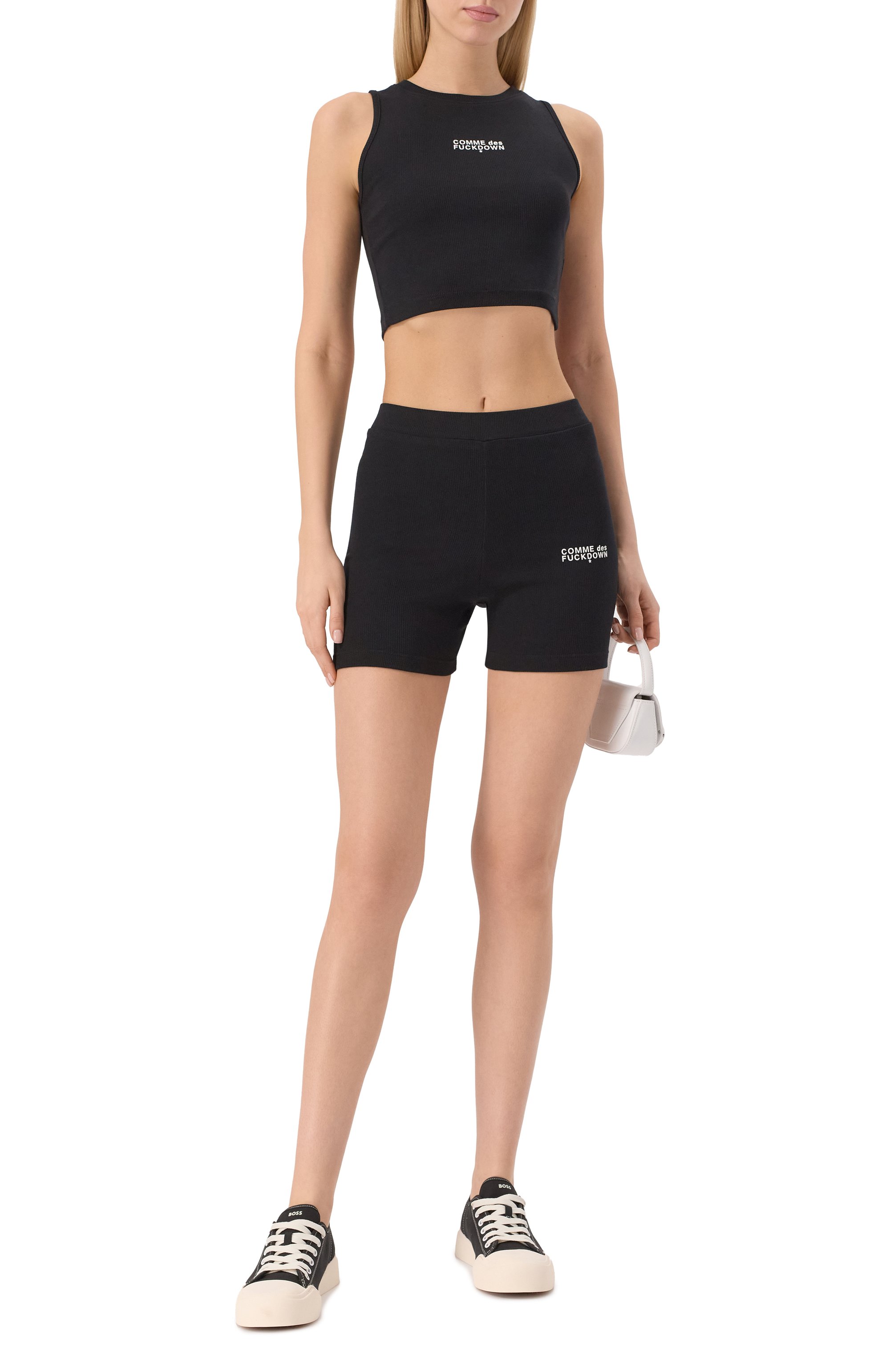 Хлопковые шорты COMME DES FUCKDOWN, арт. CFABW01253, фото 2