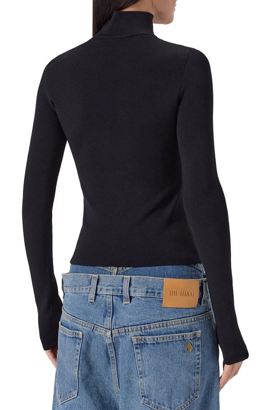 Водолазка из вискозы Balenciaga 835491/T5231 Чёрный  835491/T5231 Фото 4
