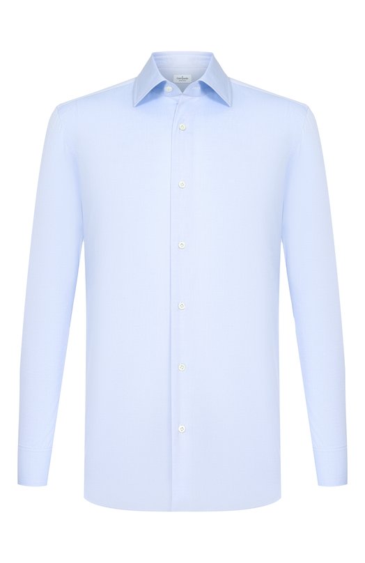 Хлопковая сорочка Giampaolo 908/TS15014_PG Голубой 908/TS15014_PG