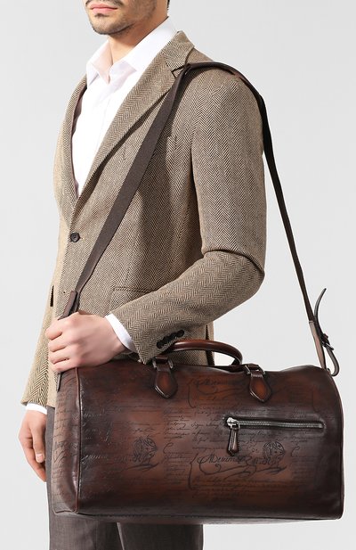 Кожаная дорожная сумка BERLUTI, арт. M083306, фото 5