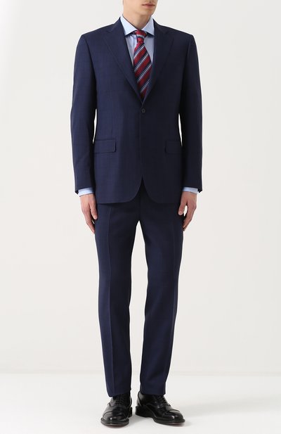 Хлопковая сорочка KITON голубого цвета по цене 77850 руб., арт. UCIH0003708003, фото 2 Хлопковая сорочка KITON, арт. UCIH0003708003, фото 2