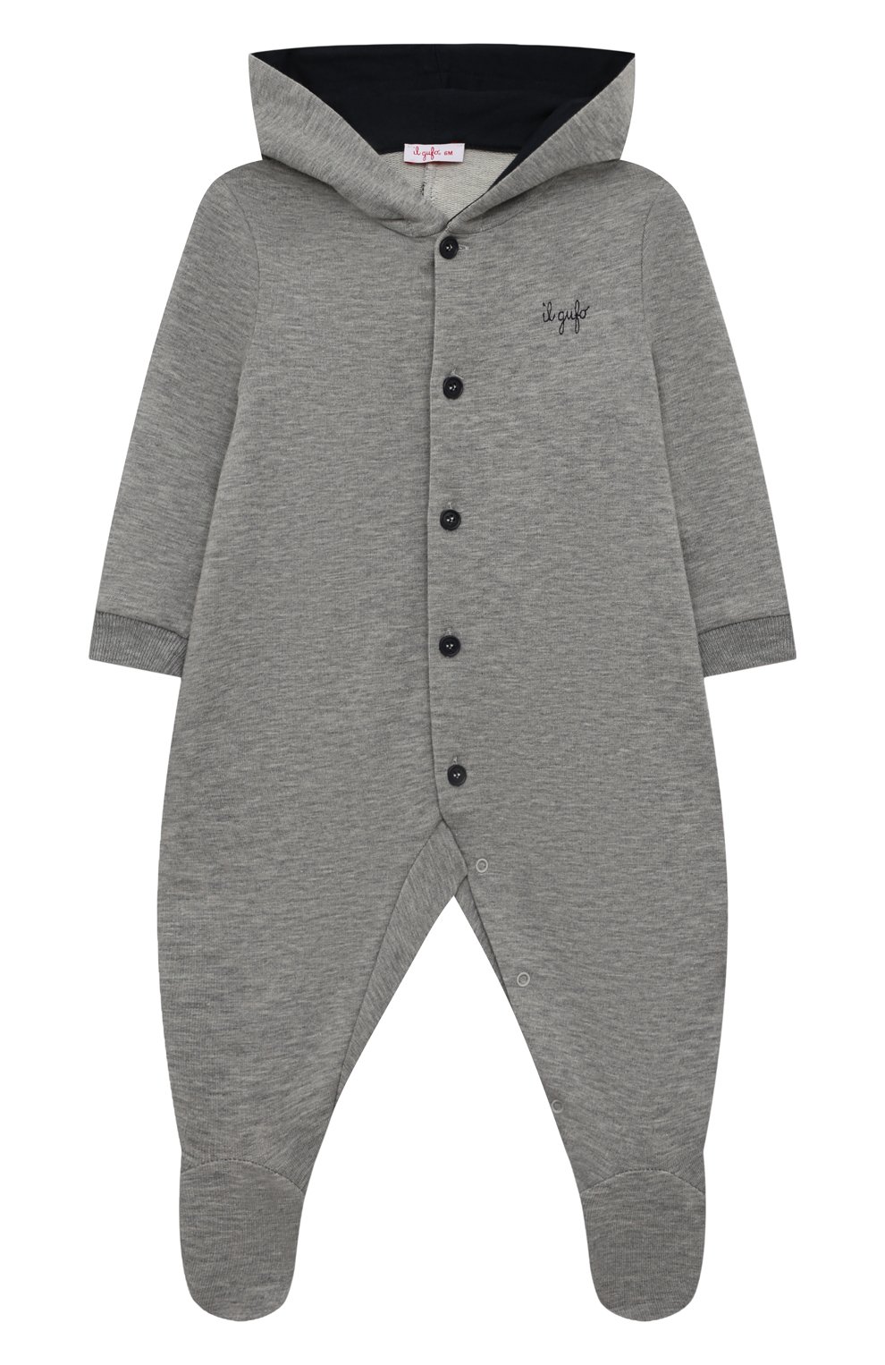 Хлопковый комбинезон IL GUFO, арт. A22TP327M0100, фото 1