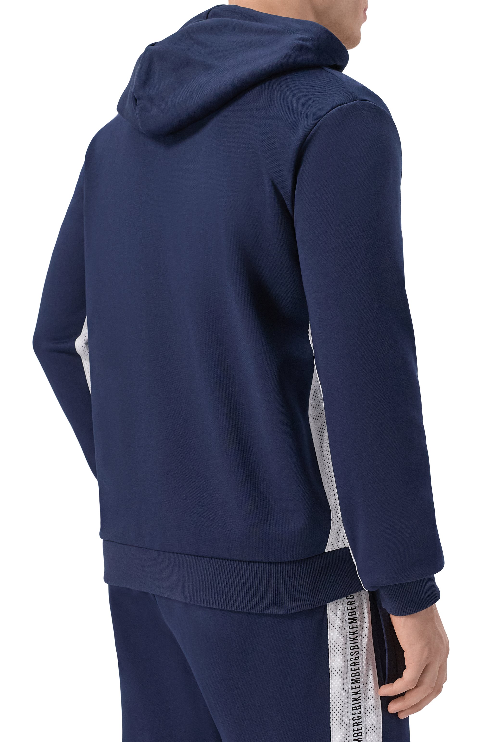 Хлопковый спортивный костюм DIRK BIKKEMBERGS темно-синего цвета по цене 36650 руб., арт. BMF1742, фото 3 Хлопковый спортивный костюм DIRK BIKKEMBERGS, арт. BMF1742, фото 3