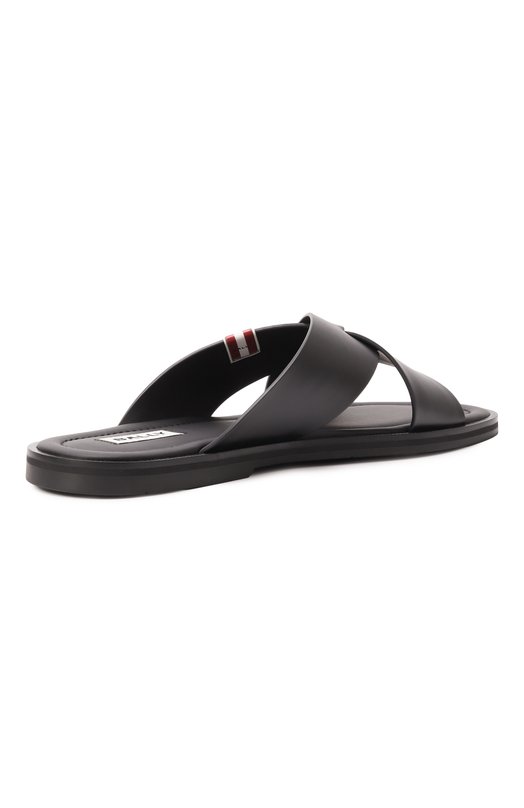 Кожаные шлепанцы Glide Bally MSS04J/VT003 Чёрный  MSS04J/VT003 Фото 5