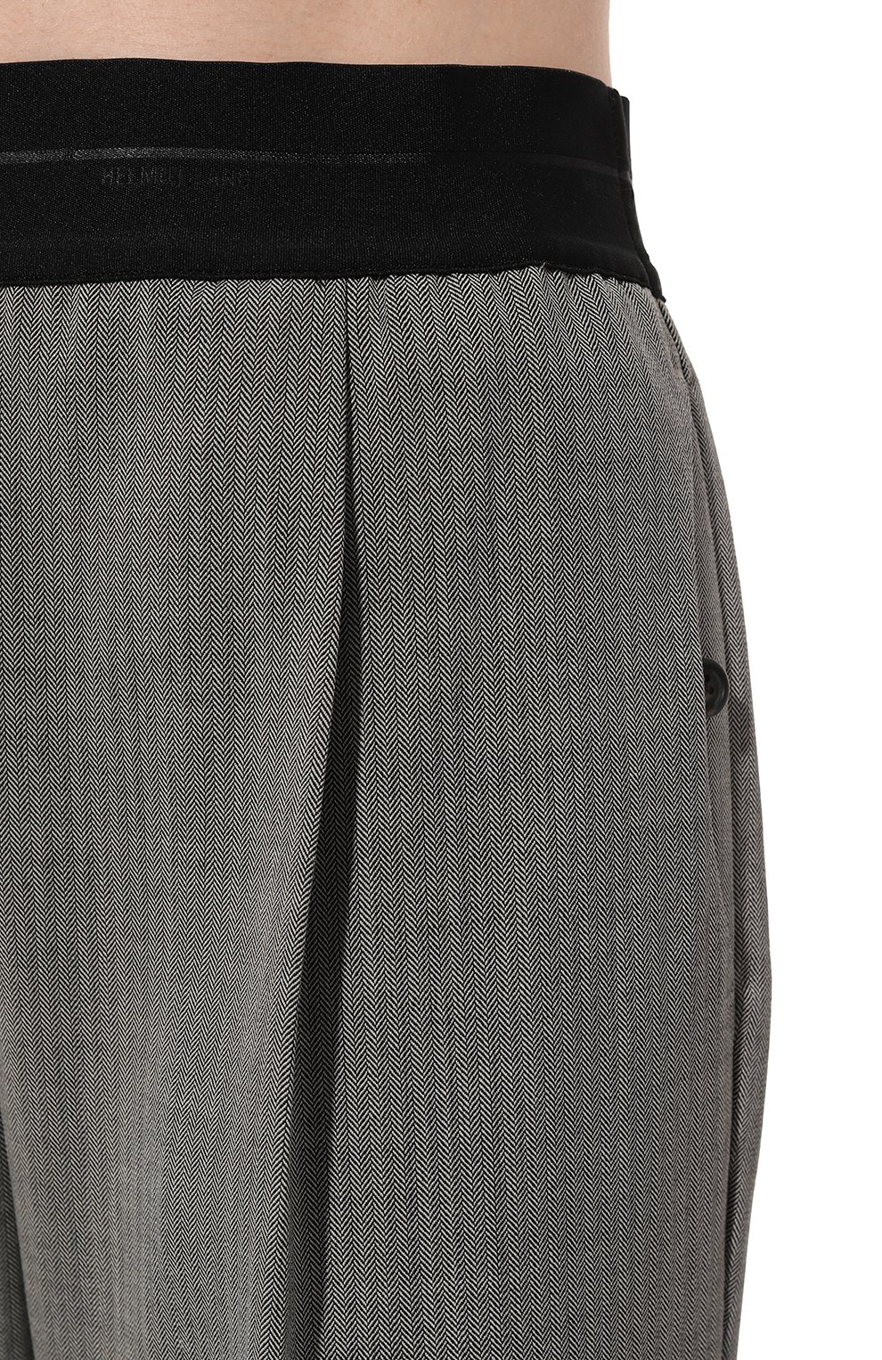 Брюки HELMUT LANG черно-белого цвета по цене 59150 руб., арт. N09HW206, фото 5 Брюки HELMUT LANG, арт. N09HW206, фото 5