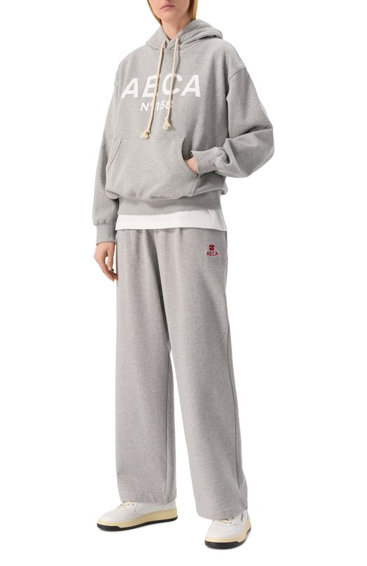 Хлопковые брюки AECA WHITE AWCMFWBDBPLSO001C0.GREY (XL) Серый  AWCMFWBDBPLSO001C0.GREY (XL) Фото 2