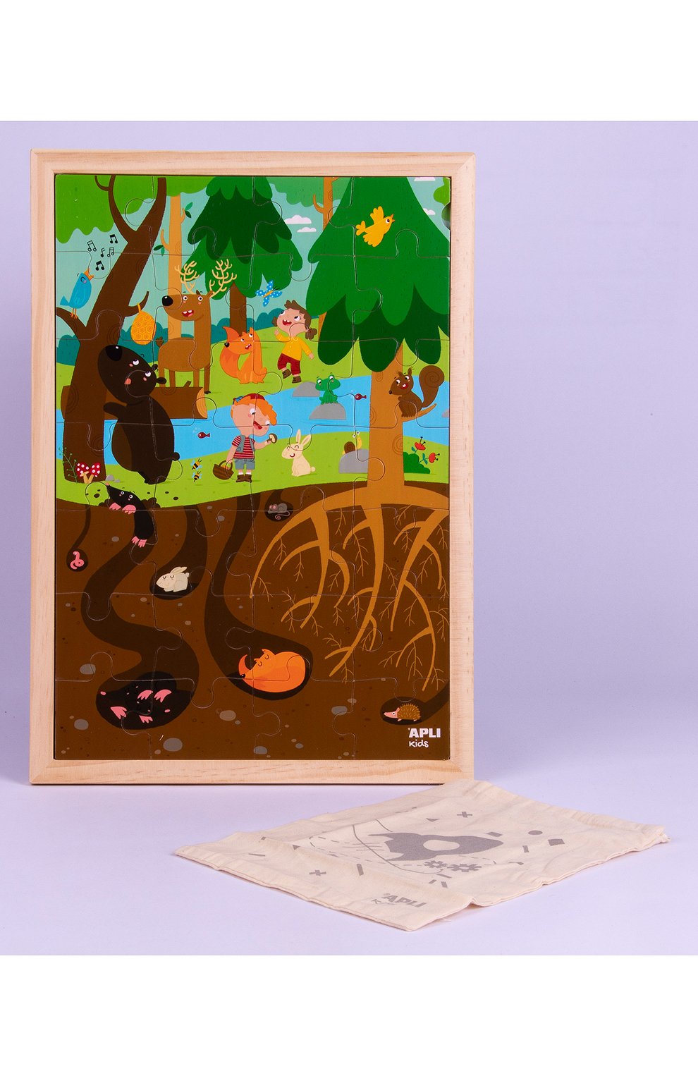 Деревянный пазл в лесу APLI KIDS, арт. 17200, фото 2