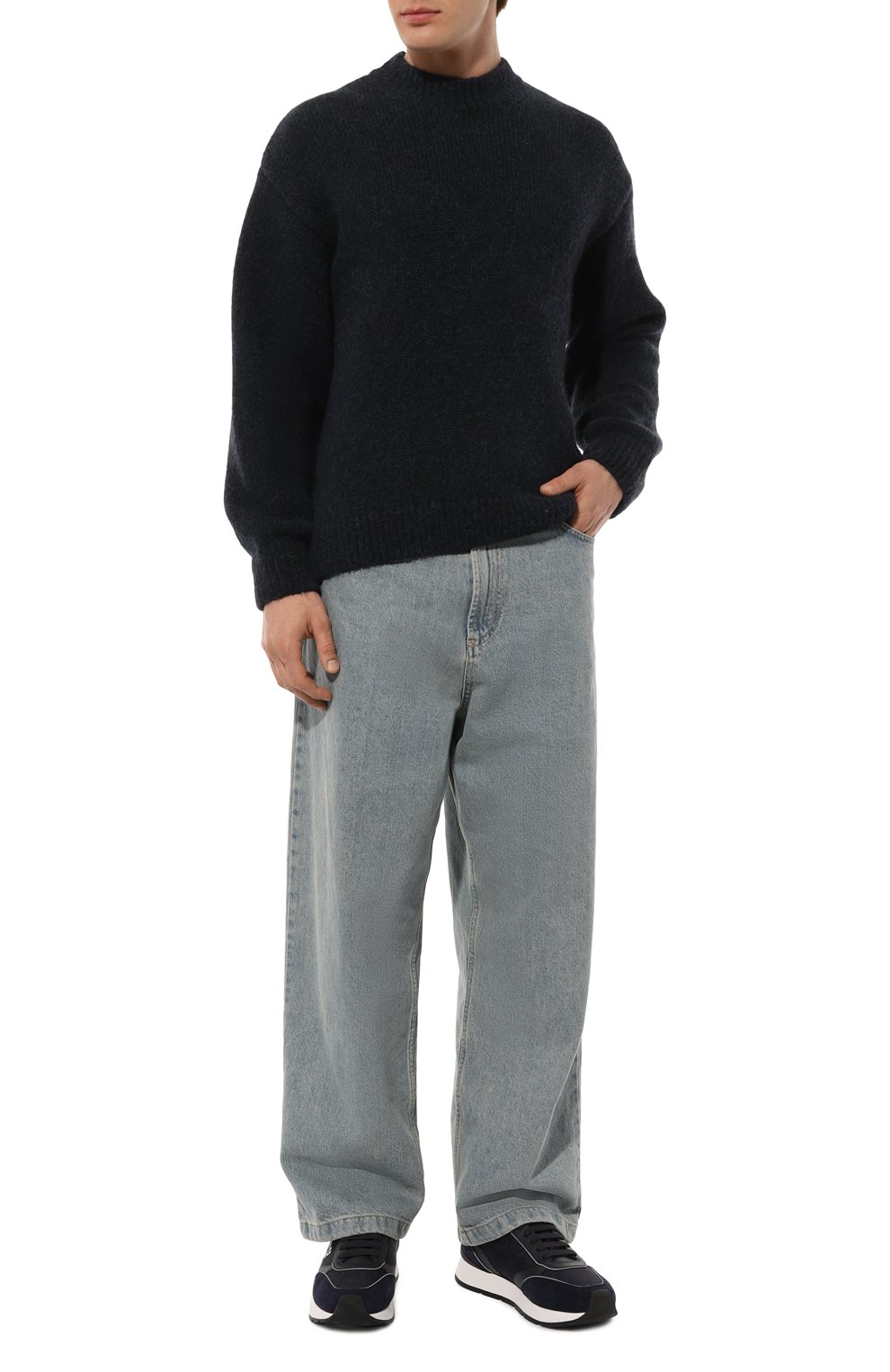 Комбинированные кроссовки VERSACE, арт. 1014457/1A00389, фото 2