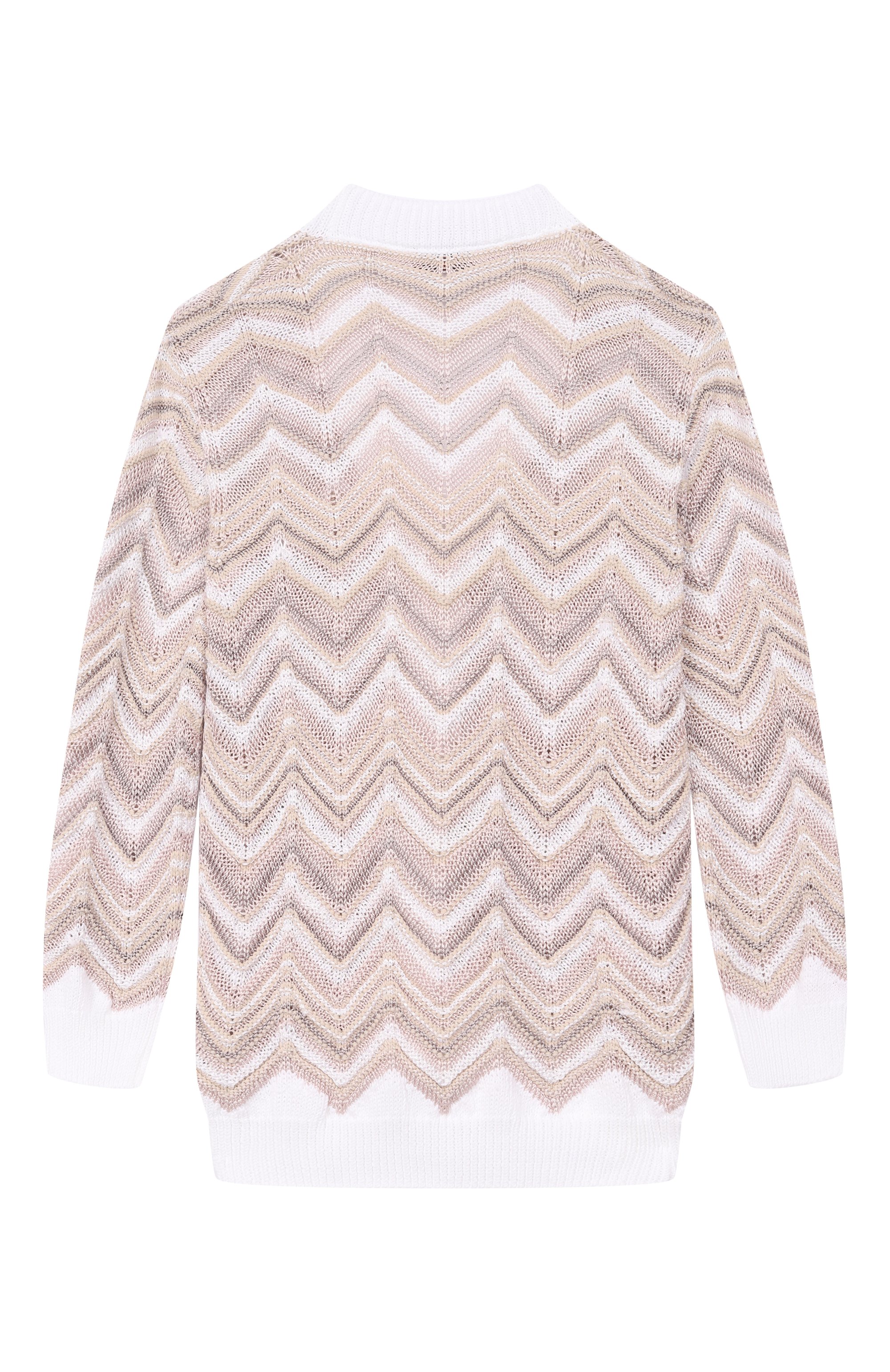 Кардиган MISSONI бежевого цвета по цене 49950 руб., арт. MY9A20/X0257_001, фото 2 Кардиган MISSONI, арт. MY9A20/X0257_001, фото 2