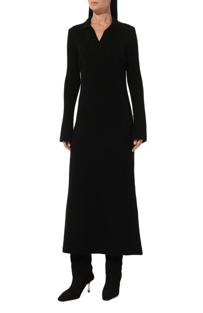 Платье из шерсти и кашемира PIETRO BRUNELLI, арт. AGG002/WS0013/9999, фото 3