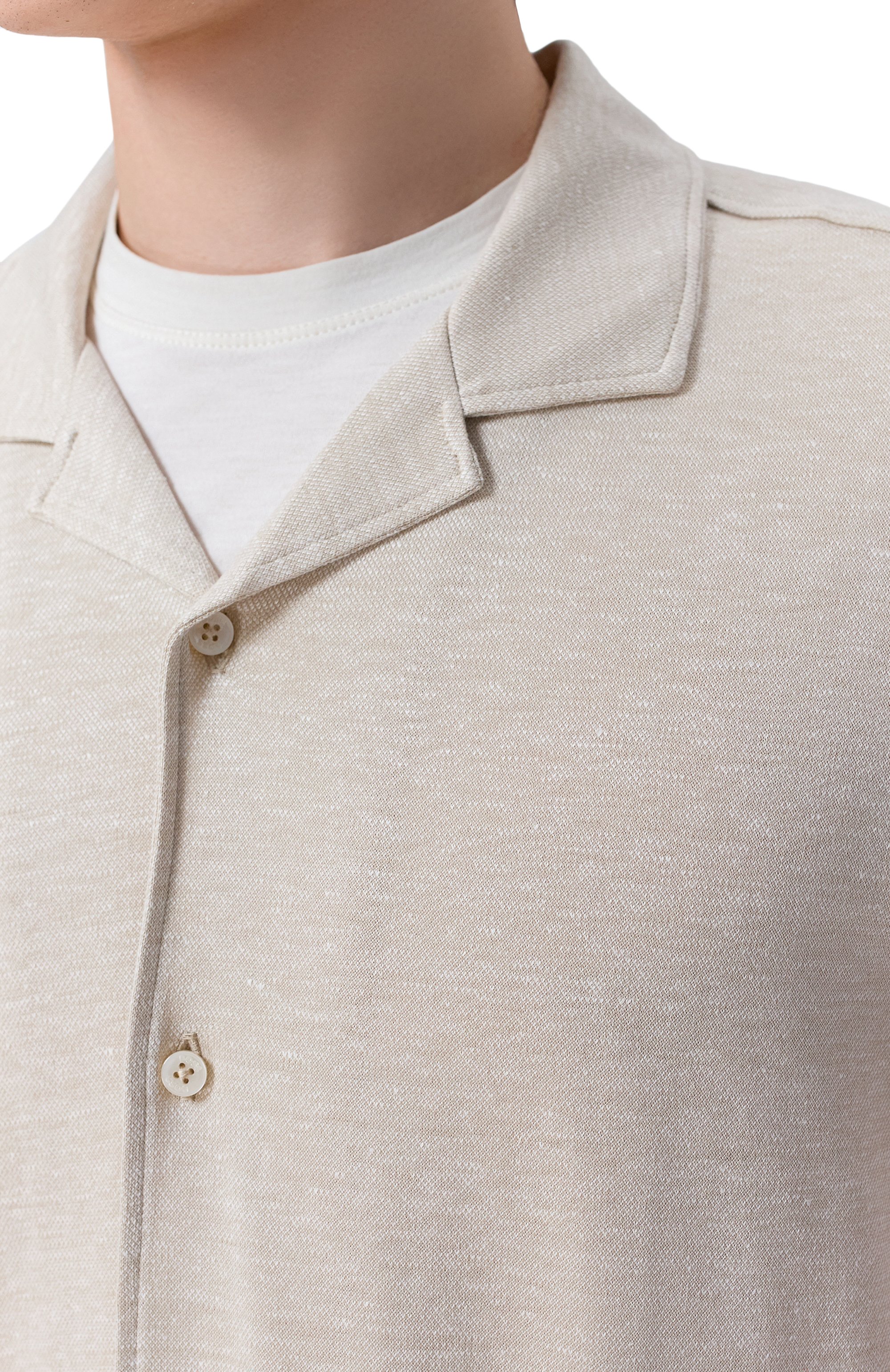 Рубашка изо льна и хлопка BOSS, арт. 50559165, фото 5