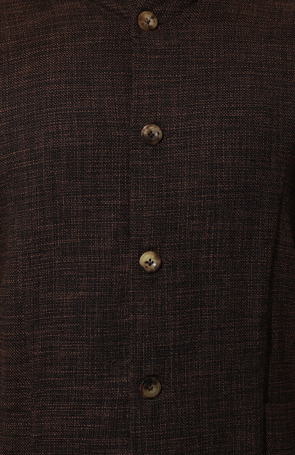 Куртка-рубашка из шерсти и шелка KITON, арт. UMCLUCAK0643C, фото 5