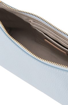 Женская сумка aura COCCINELLE голубого цвета, арт. E5 QH0 55 01 01 | Фото 5 (Материал: Натуральная кожа; Материал сплава: Проставлено; Ремень/цепочка: На ремешке; Драгоценные камни: Проставлено; Размер: small)