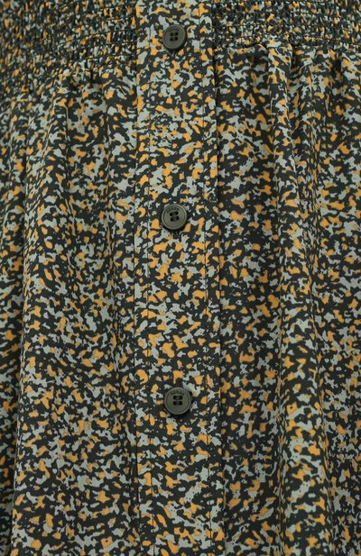 Платье из хлопка и шелка KENZO хаки цвета по цене 65700 руб., арт. FB52R0010514, фото 5 Платье из хлопка и шелка KENZO, арт. FB52R0010514, фото 5