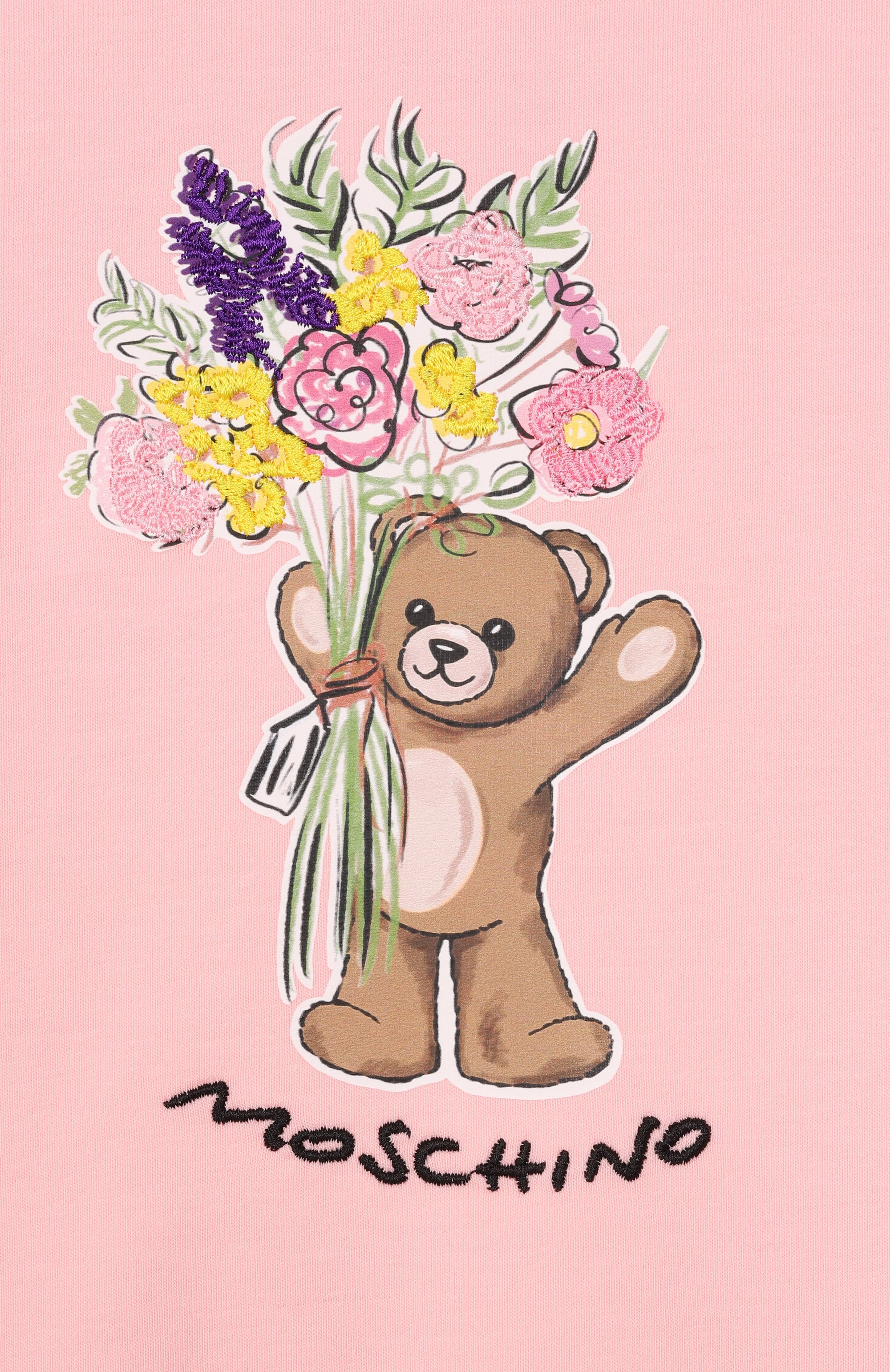 Хлопковый свитшот MOSCHINO, арт. HLF02M/LDA00, фото 3