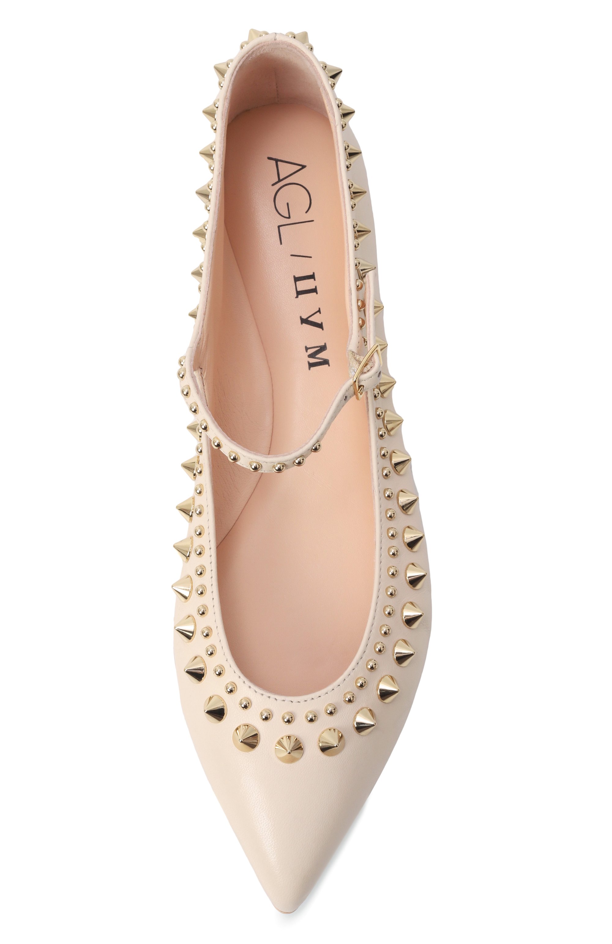 Кожаные балетки gesso agl x цум AGL светло-бежевого цвета по цене 49950 руб., арт. D538148PC/S0FTY, фото 6 Кожаные балетки gesso agl x цум AGL, арт. D538148PC/S0FTY, фото 6