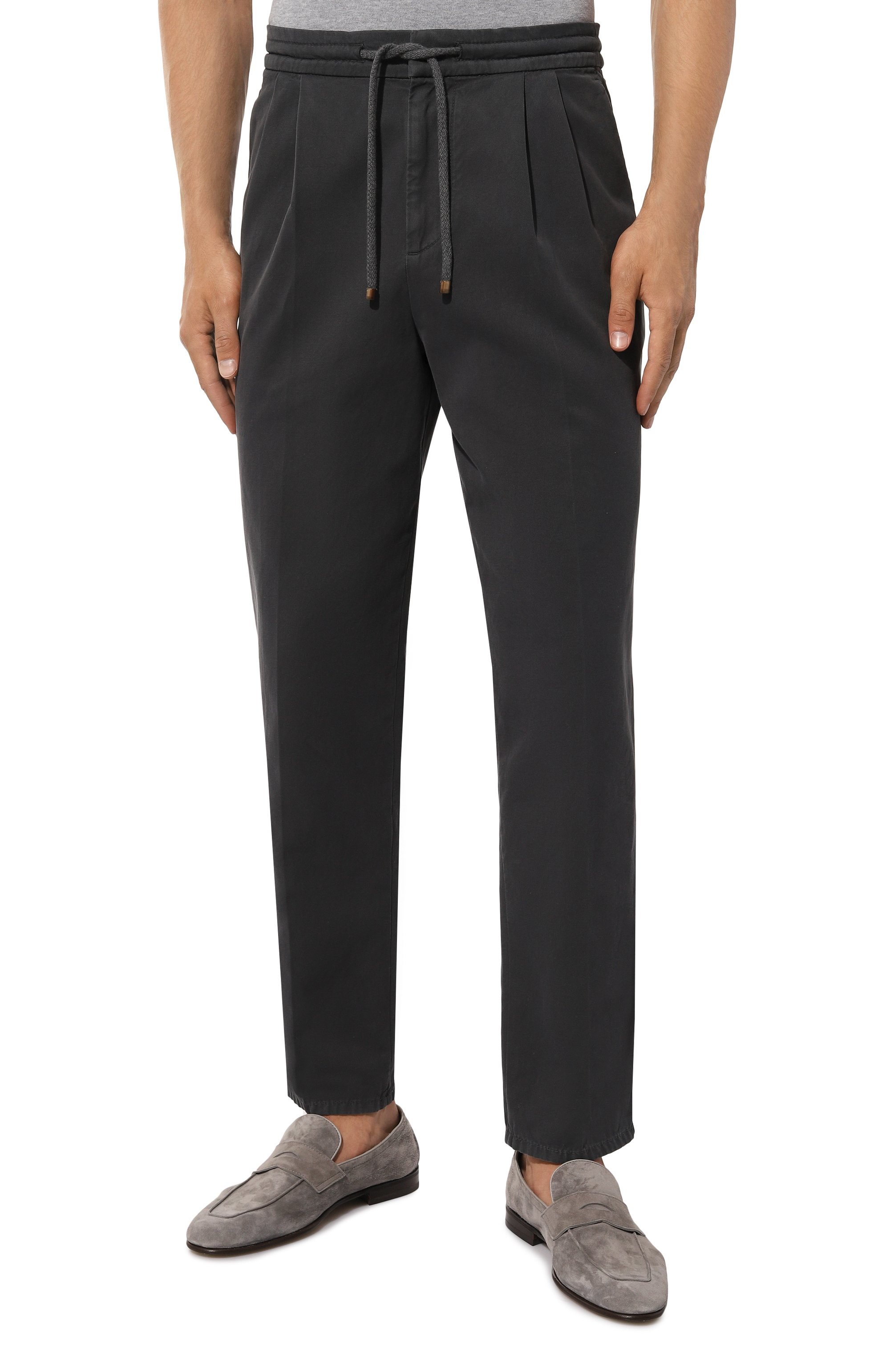 Хлопковые брюки BRUNELLO CUCINELLI, арт. M252DE1710, фото 3