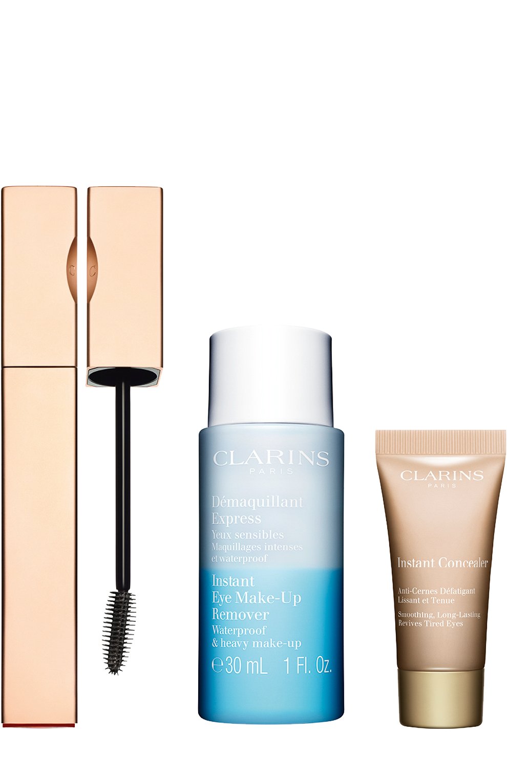 Набор: тушь + средство для демакияжа + консилер (7+30+5ml) CLARINS, арт. 80025338, фото 1