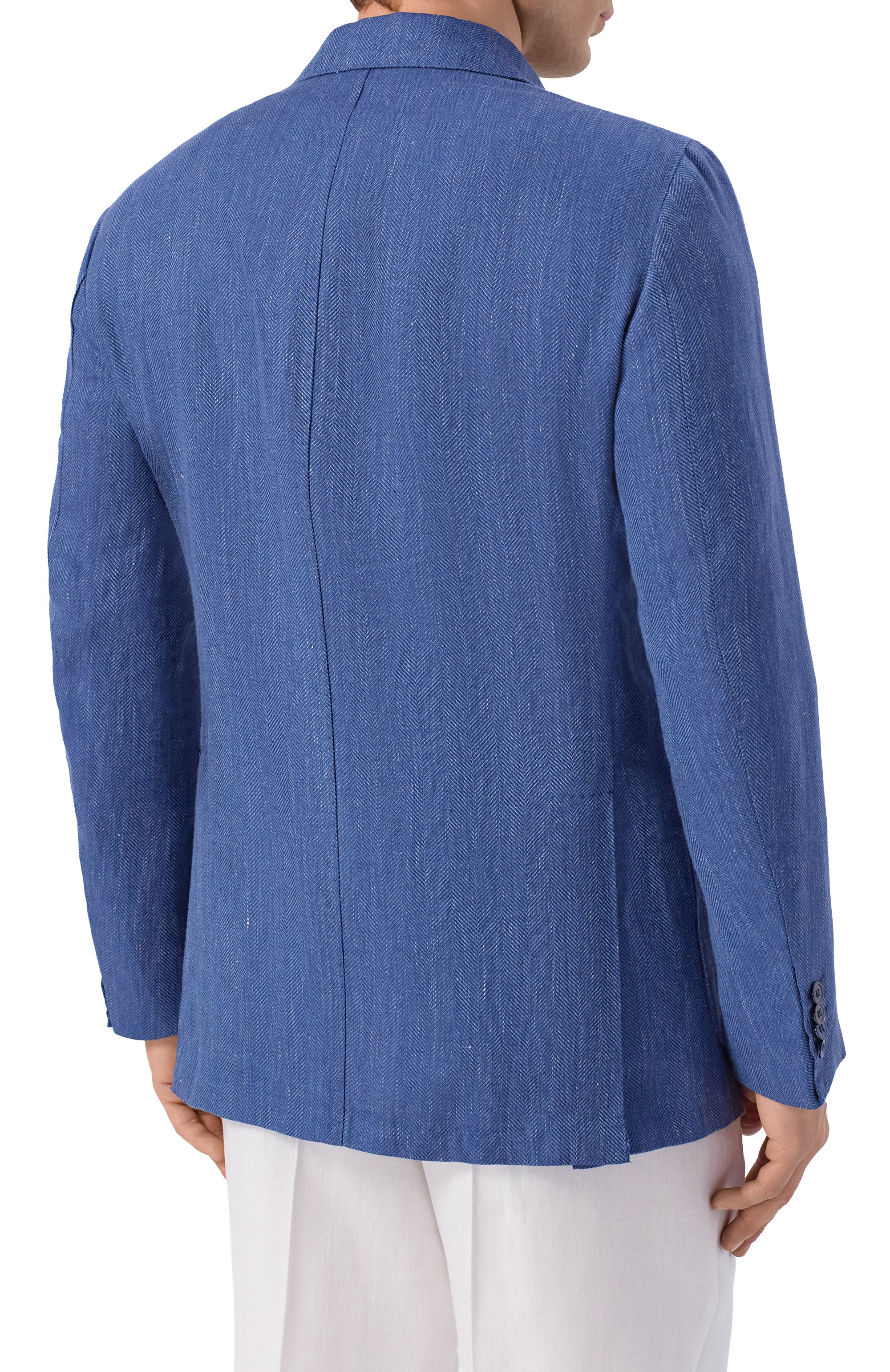 Пиджак изо льна и шерсти ANDREA CAMPAGNA, арт. SALINA/T25119, фото 4