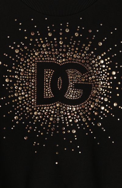 Хлопковый свитшот DOLCE & GABBANA, арт. L5JWAW/G7N6C/8-14, фото 3