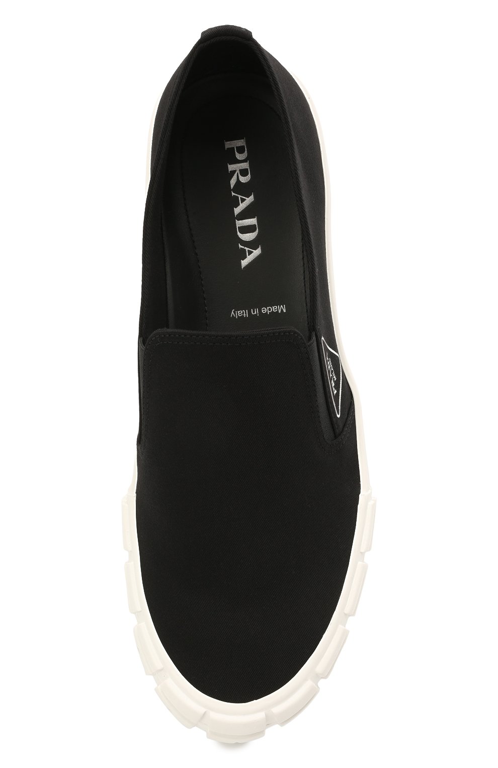 Текстильные слипоны cassetta wheel PRADA, арт. 2DG113-GUD-F0967-G000, фото 5