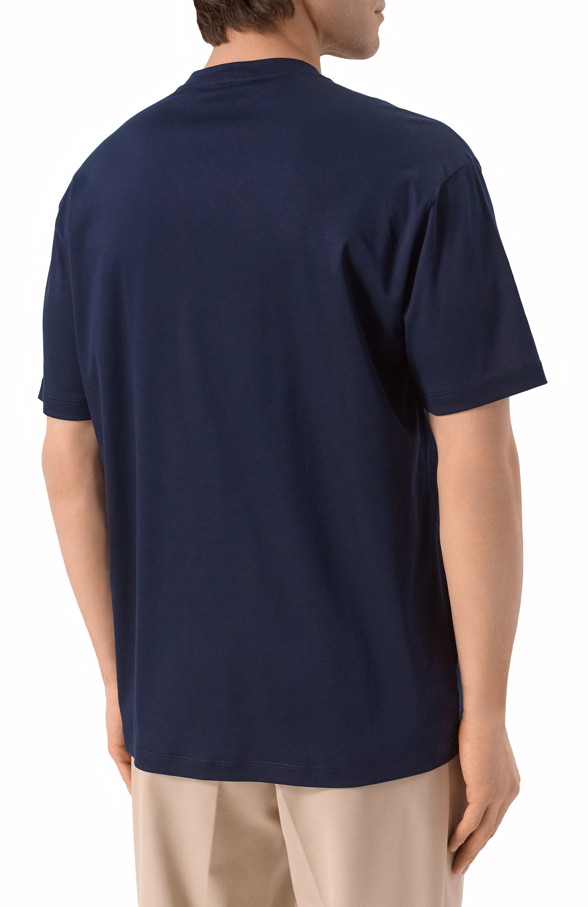 Хлопковая футболка GIORGIO ARMANI, арт. GM001085/TE10629, фото 4