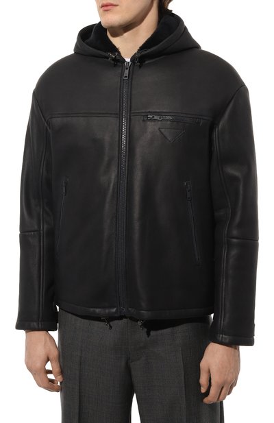 Дубленка из овчины PRADA, арт. UPW286-1H44-F0008, фото 3
