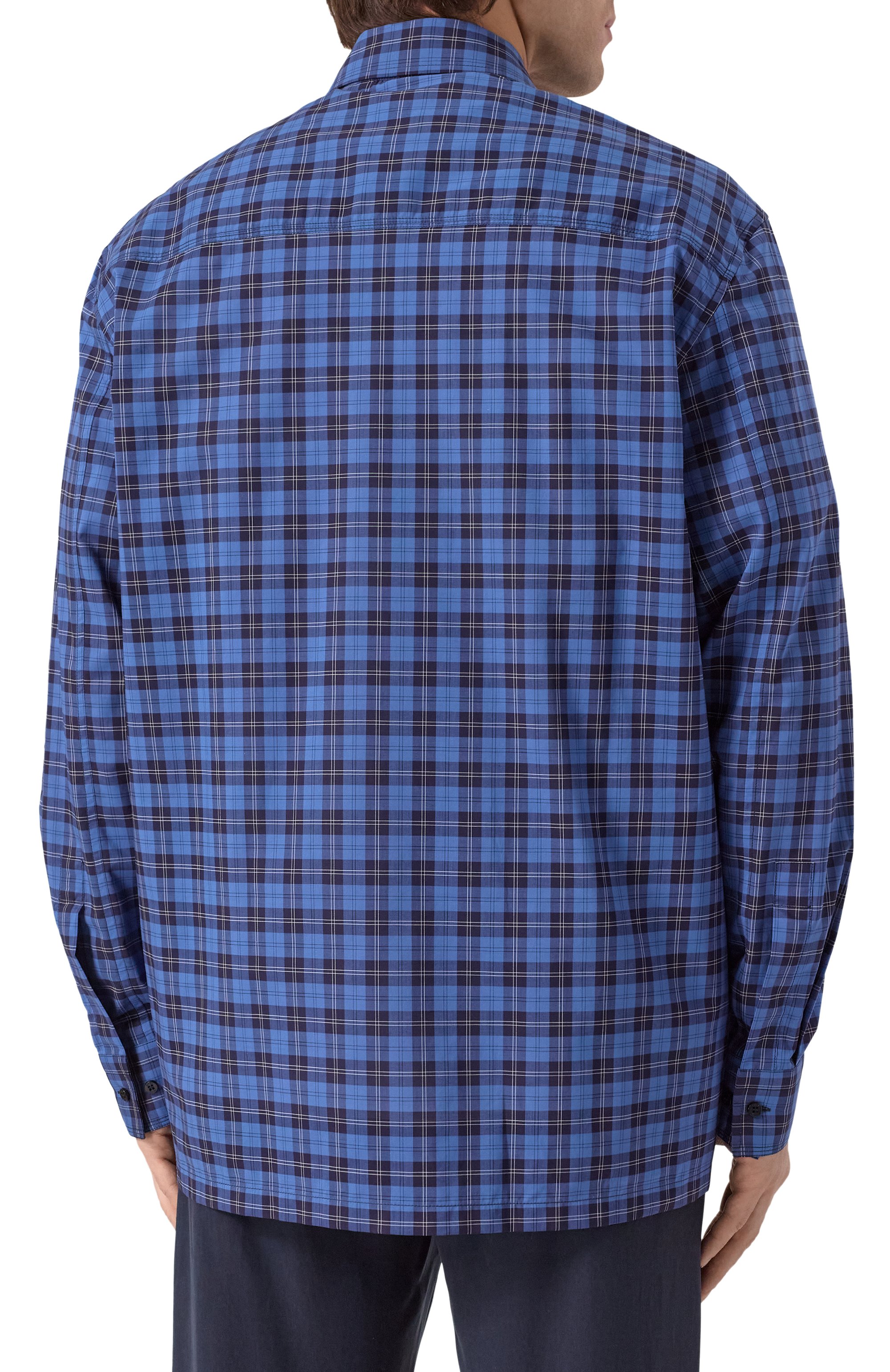 Хлопковая рубашка ZILLI, арт. SP0X01M010012133Q, фото 4