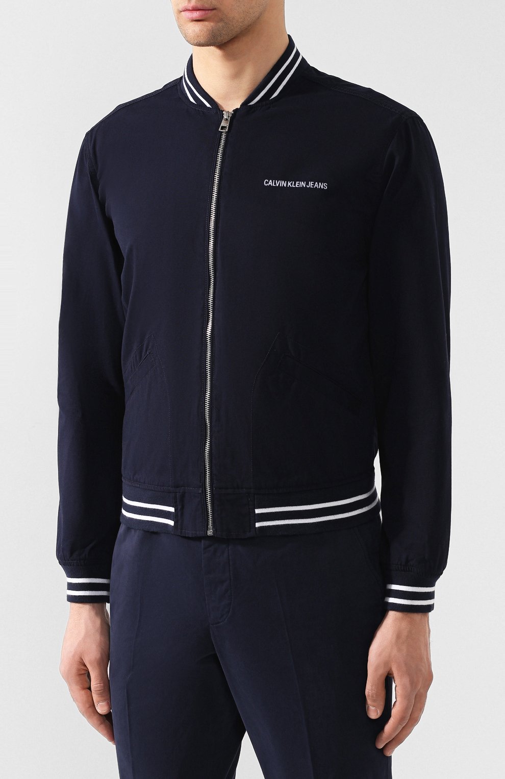 Хлопковый бомбер CALVIN KLEIN JEANS, арт. J30J311449, фото 3