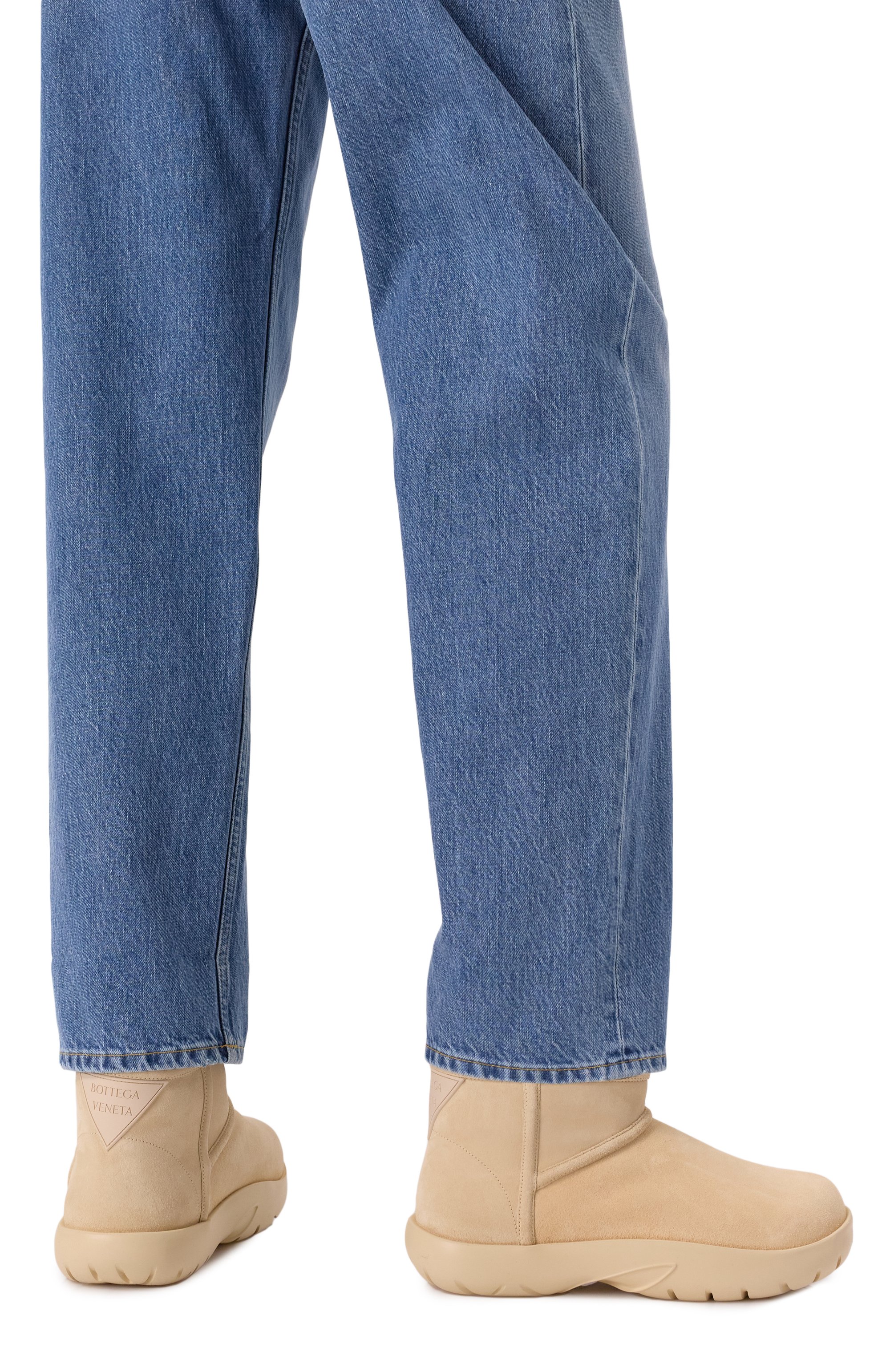 Замшевые ботинки snap mini BOTTEGA VENETA, арт. 810717 V1NY1, фото 3