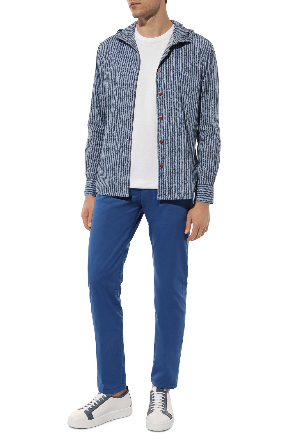 Хлопковые брюки KITON, арт. UPNJSK0600D, фото 2