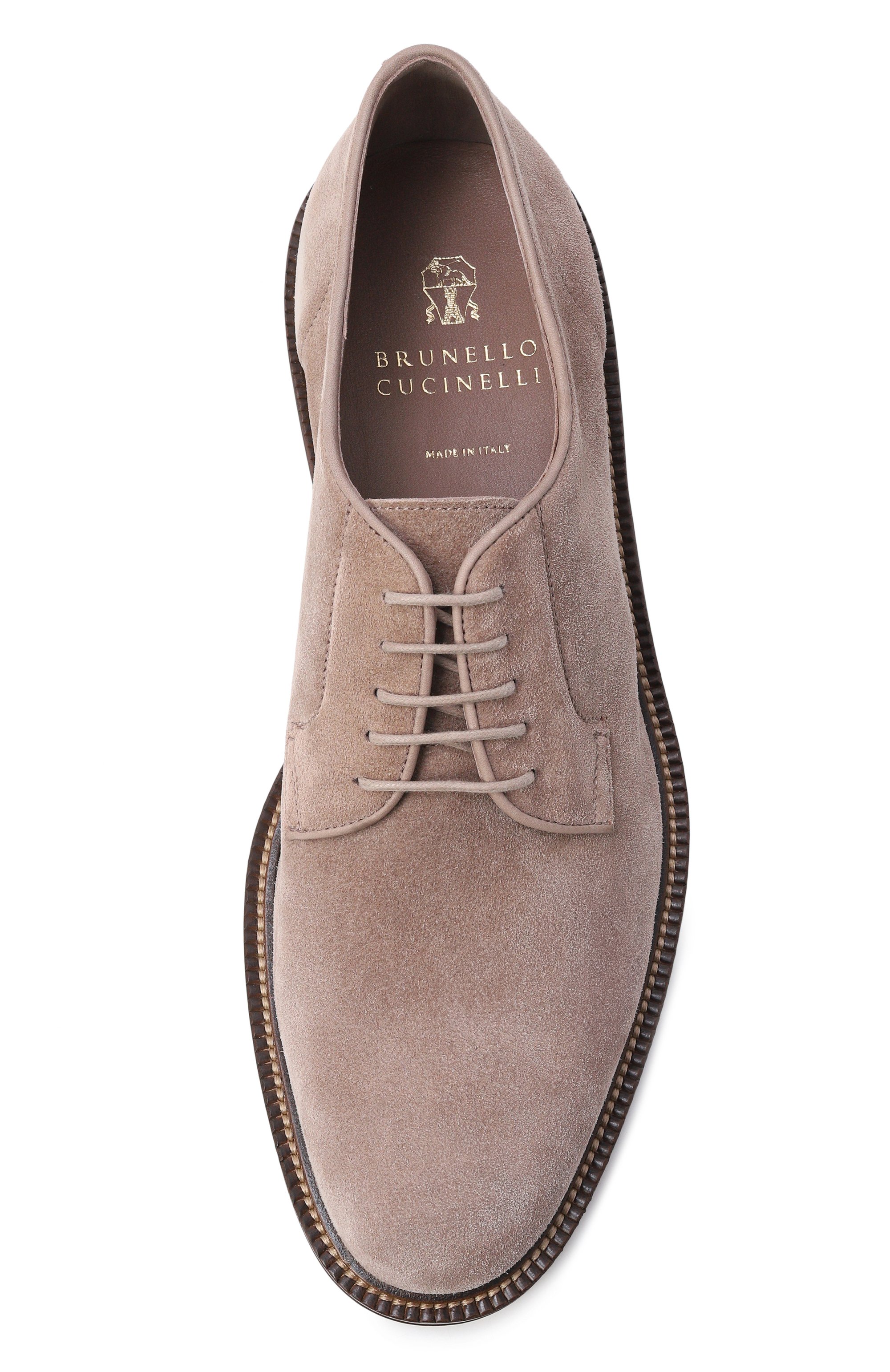 Замшевые дерби BRUNELLO CUCINELLI, арт. MZUPAIT654, фото 5