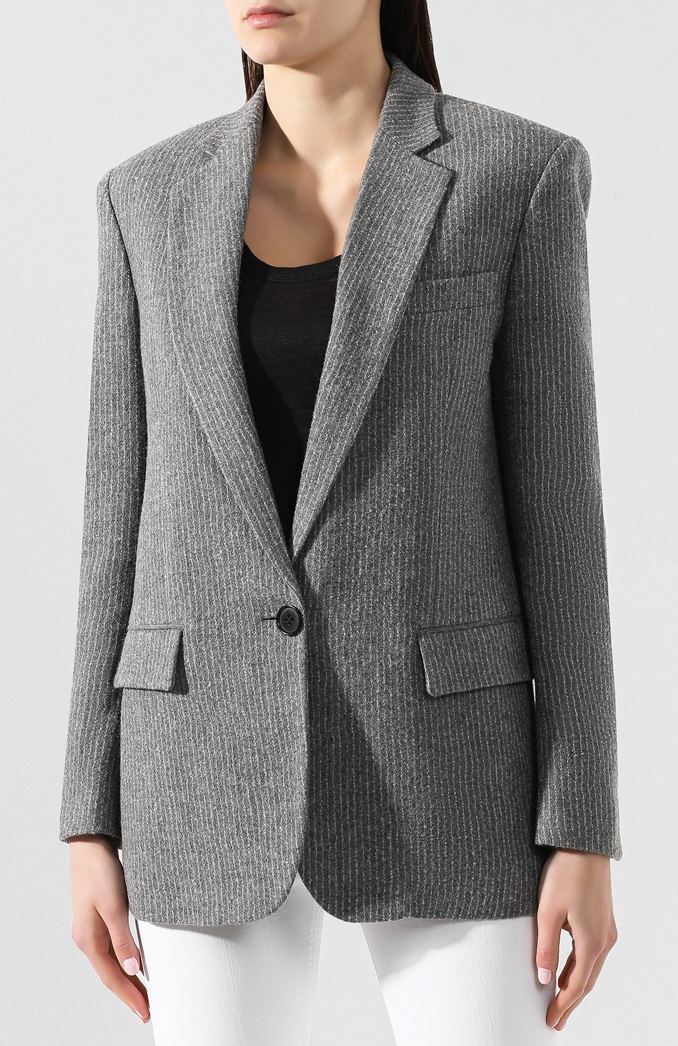 Жакет из смеси шерсти и льна ISABEL MARANT, арт. VE0887-19P010I/ELDER, фото 3