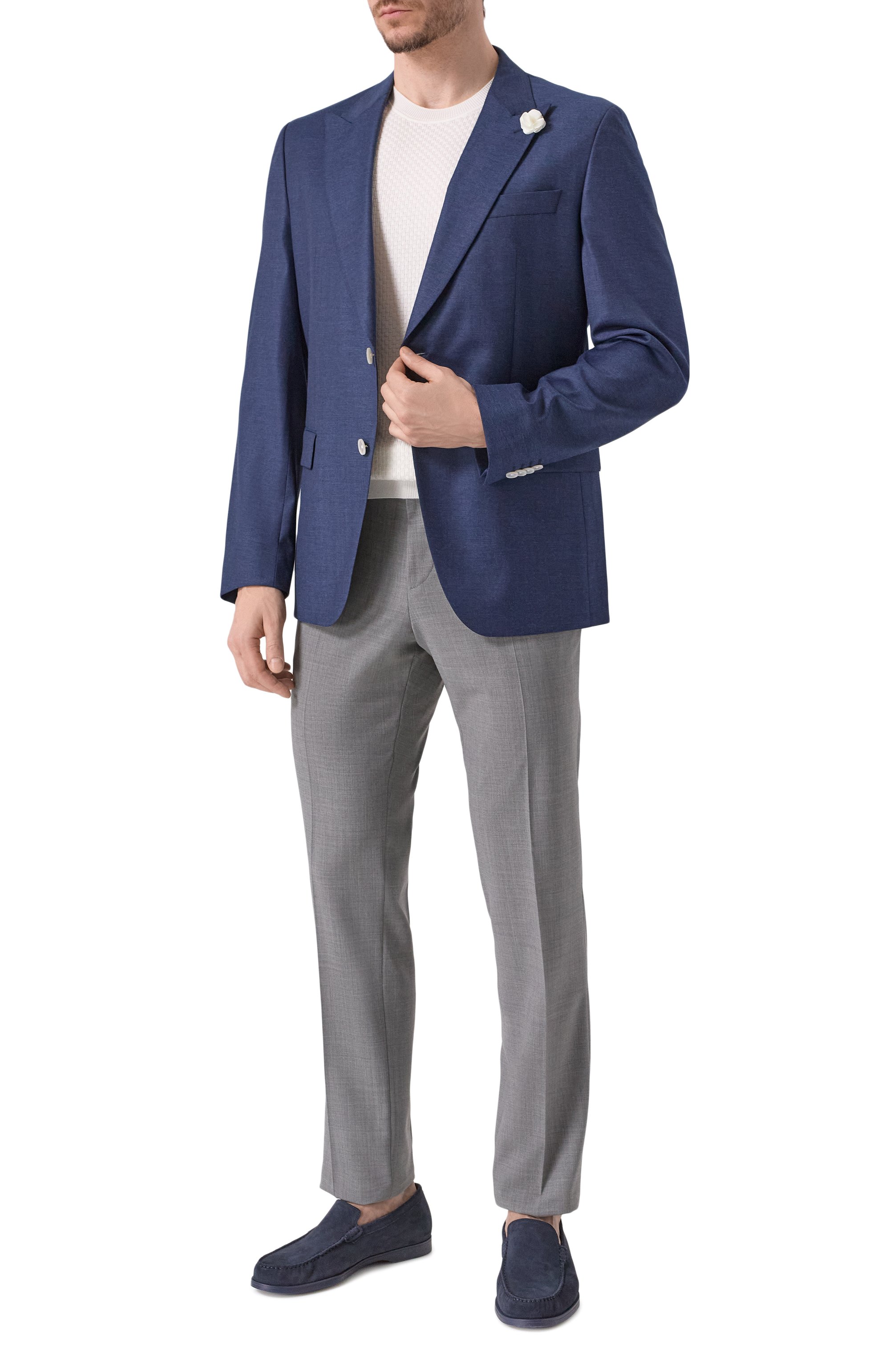 Пиджак из шерсти и вискозы BOSS, арт. 50540709, фото 3