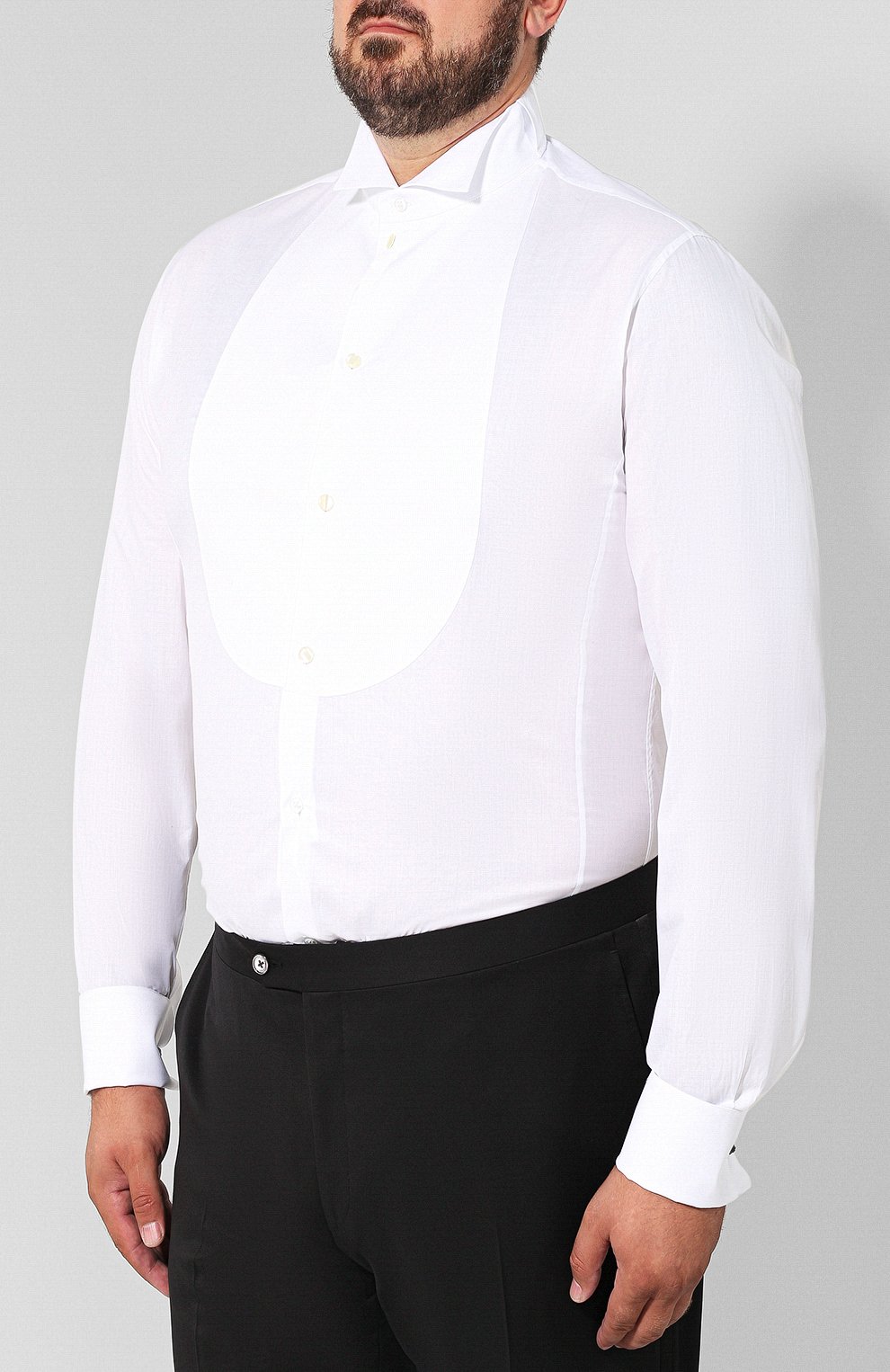 Хлопковая сорочка под смокинг GIORGIO ARMANI, арт. 8WGCCZS1/TZ201, фото 3