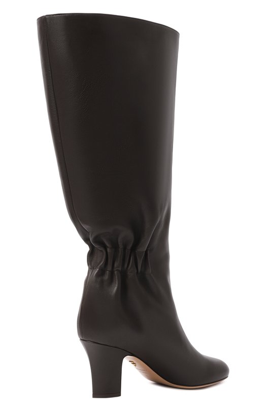 Кожаные сапоги Jannette 70 Ferragamo 01K643/786 Коричневый  01K643/786 Фото 5