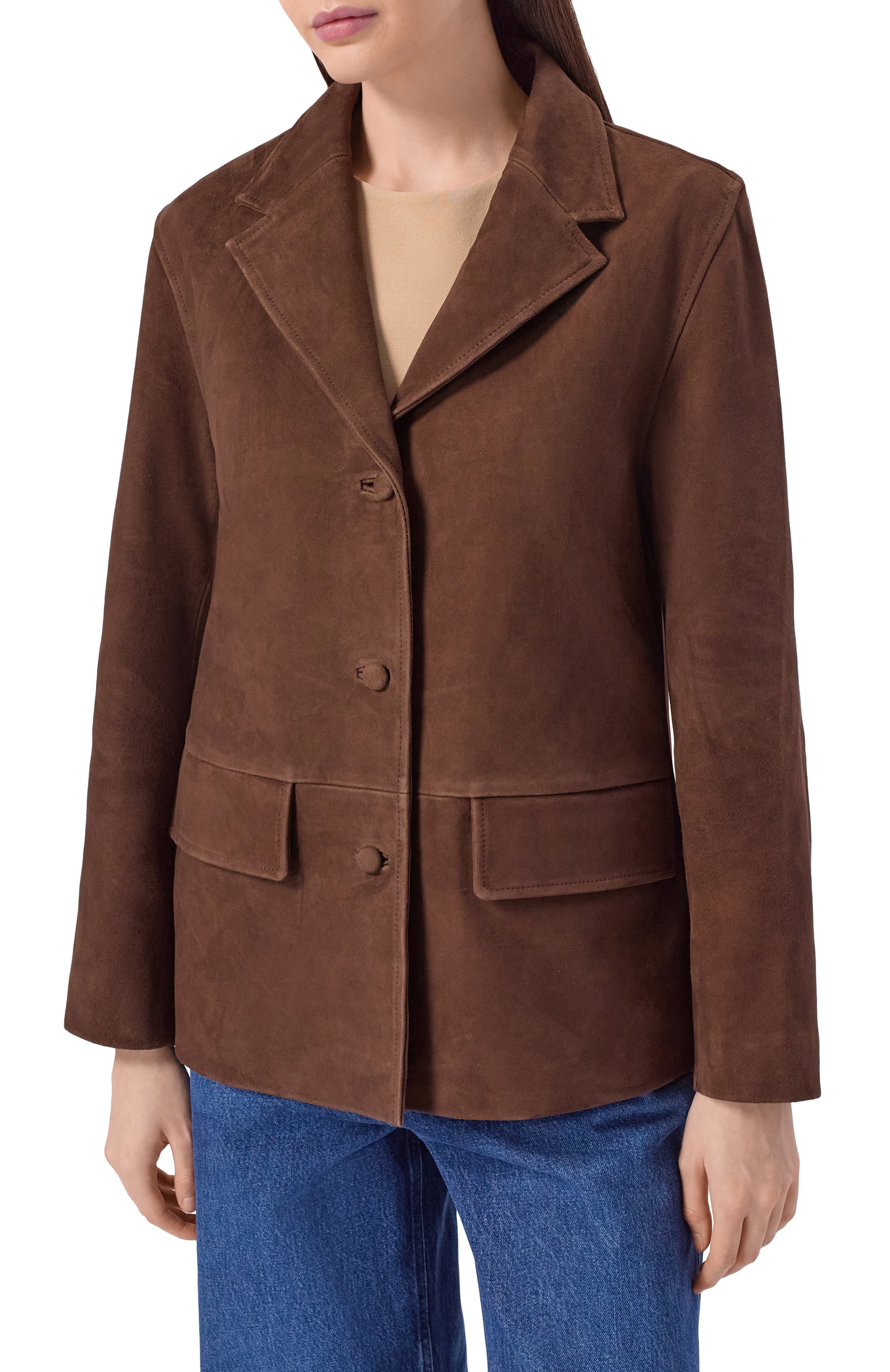 Замшевый жакет OFFICINE GENERALE, арт. S26WLTR551, фото 3