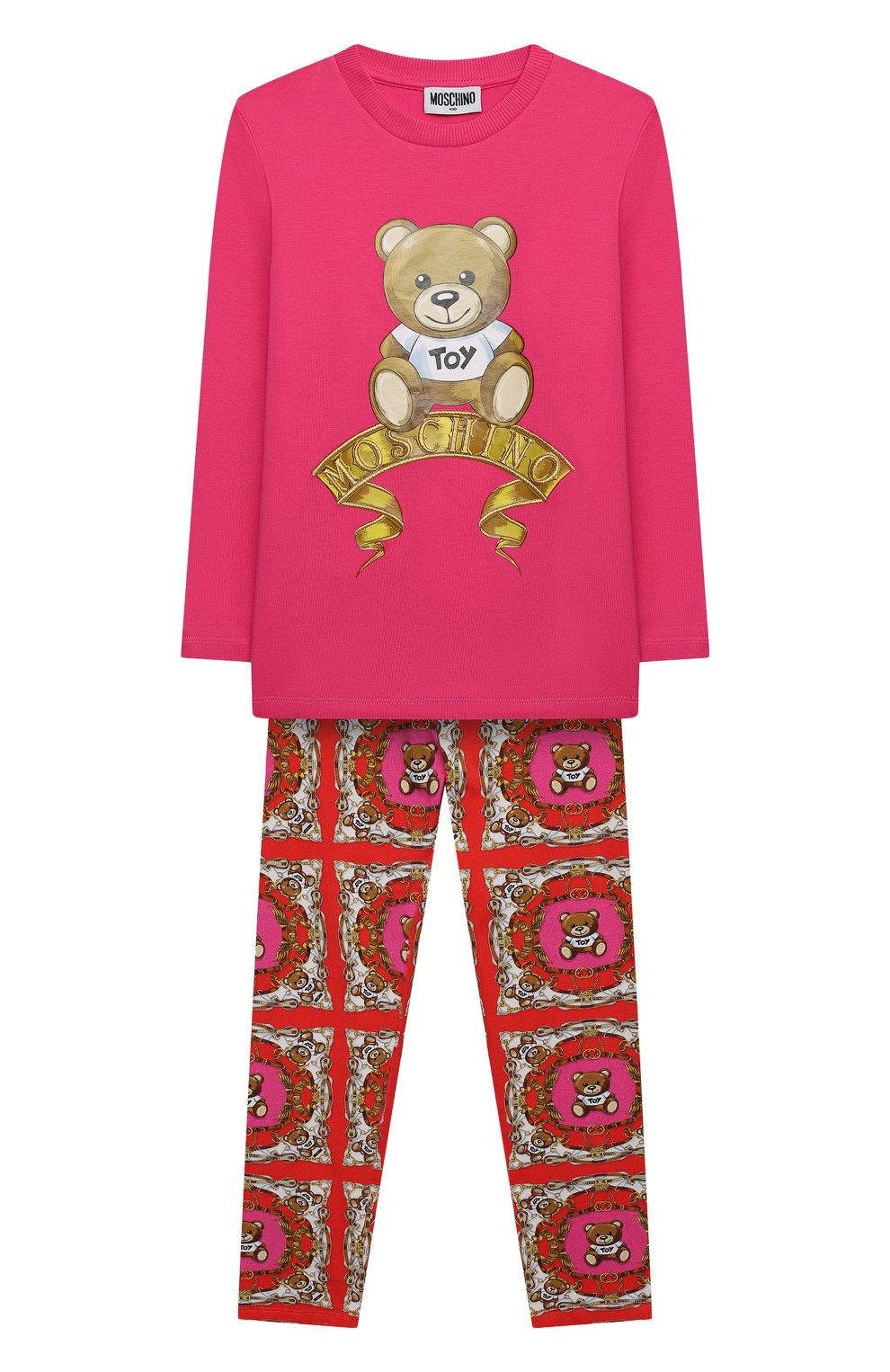 Комплект из лонгслива и брюк MOSCHINO, арт. HDK021/LBB44/4A-8A, фото 1