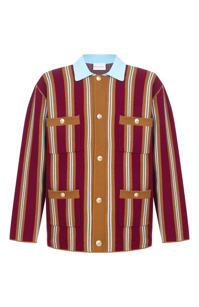 Мужской кардиган из хлопка и шерсти DROLE DE MONSIEUR, арт. K-CA171-W0023-WN